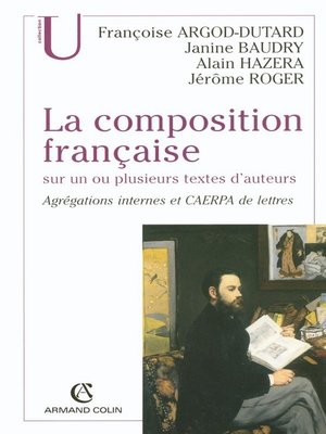 cover image of La composition française sur un ou plusieurs textes d'auteurs